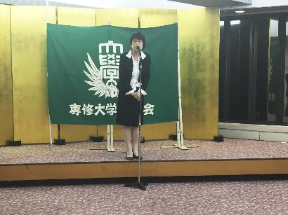 流通研究OB会講演会の様子